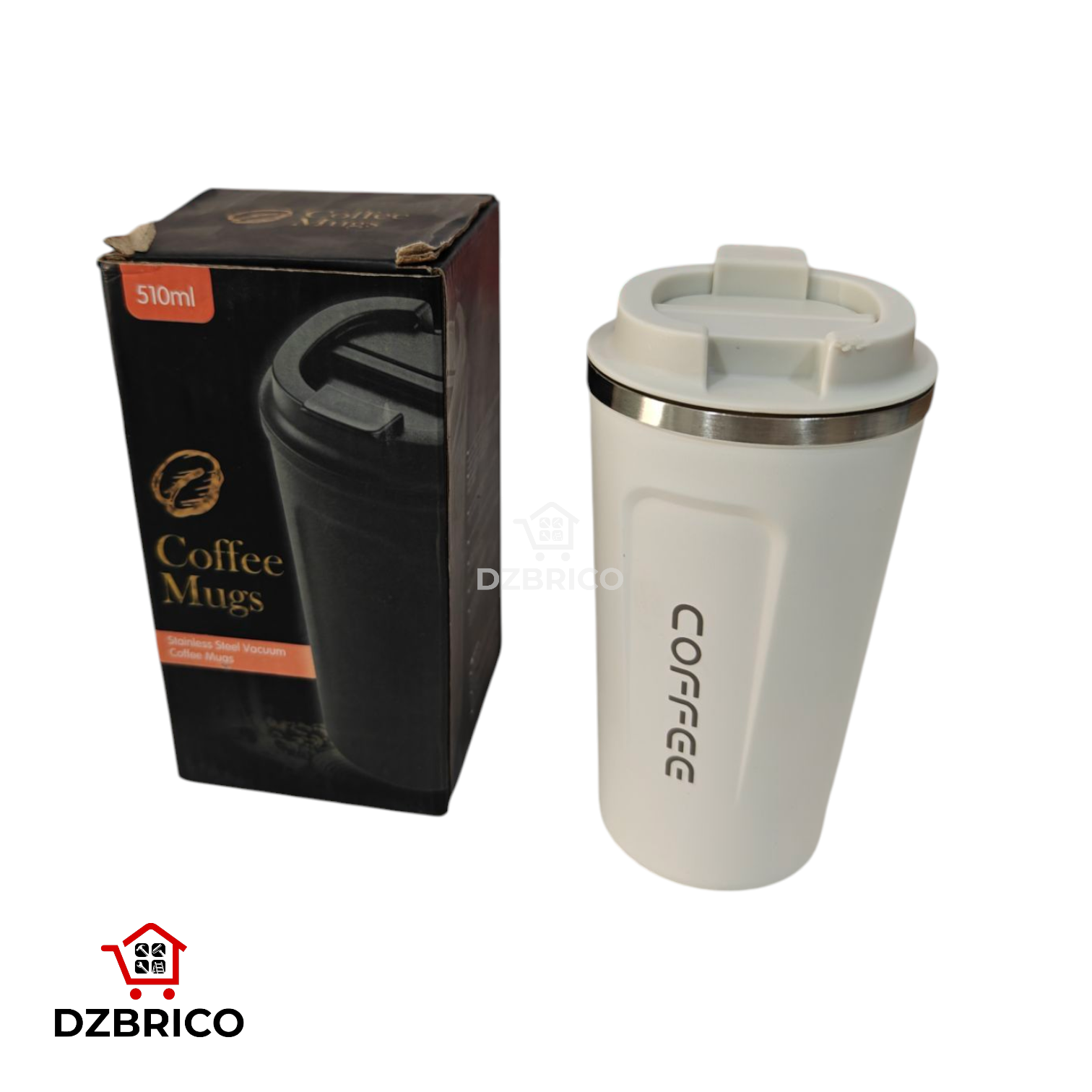 thermos cafe Blanc