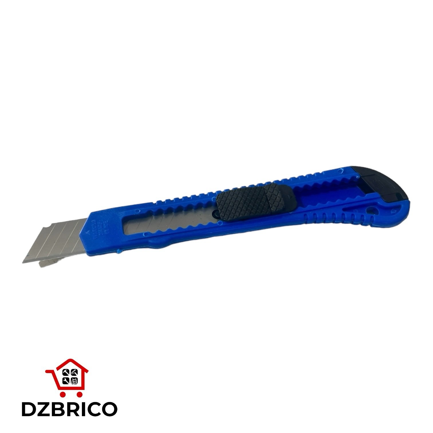 Cutter économique 18x100mm (bleu-jaune-rouje)