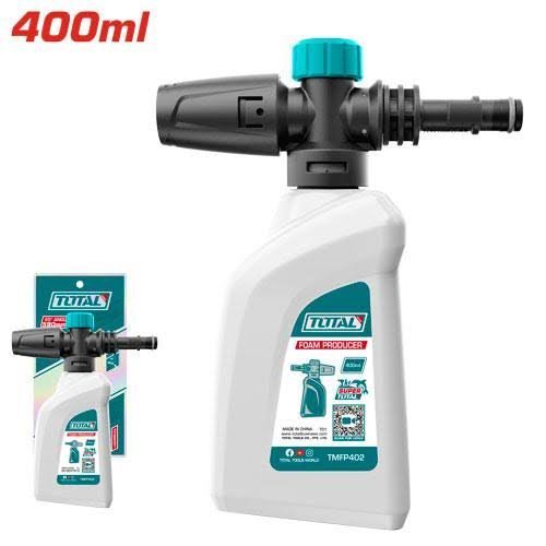 Bouteille canon de Mousse pour nettoyeur haute pression 400ml TOTAL