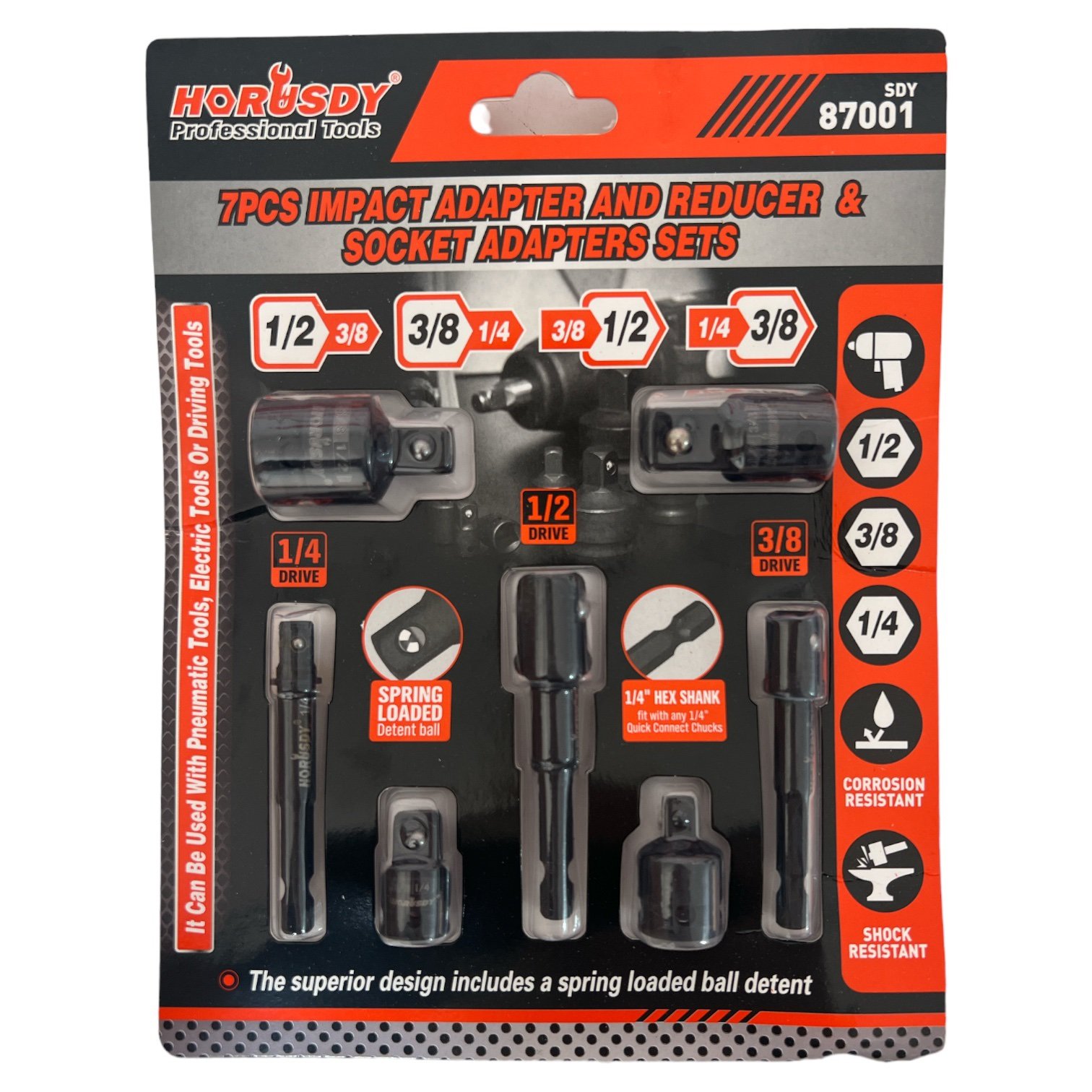 Kit Adaptateur et augmentateur a choc 7pcs
