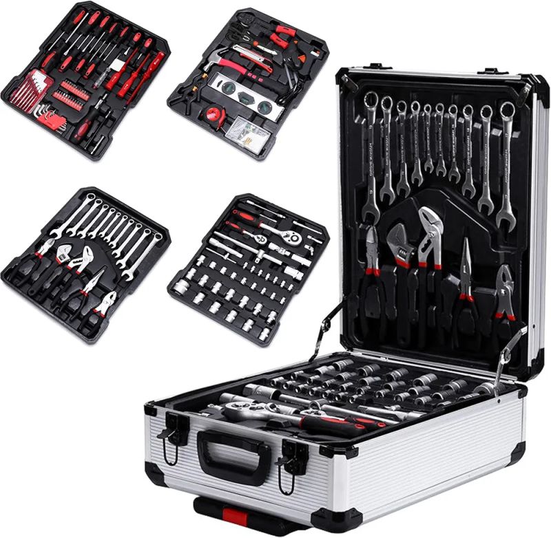 Valise A Outils Professionnel En Chrome vanadium Original 187 Pièces (Détail 499Pcs) SFT