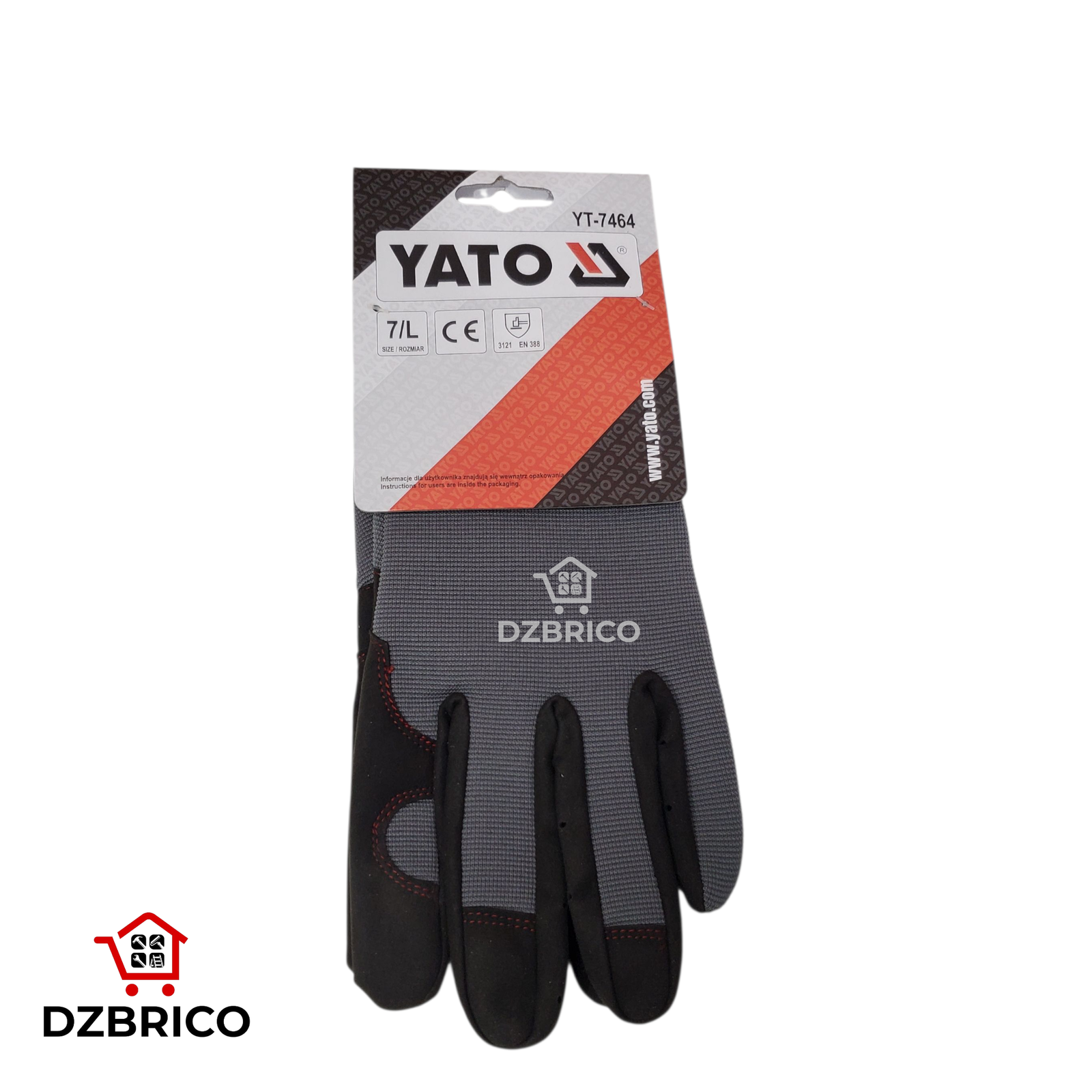 Gants de travail en cuir synthétique YATO