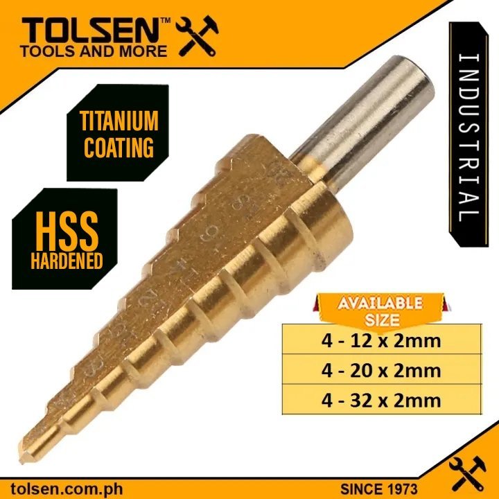 Mèche forêt titanium 4-32mm TOLSEN