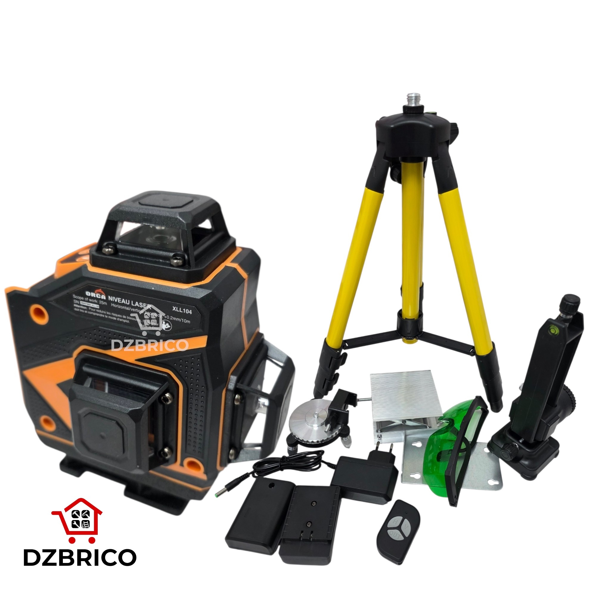 Niveau laser 4d 16 lignes 360° 25m ORCA