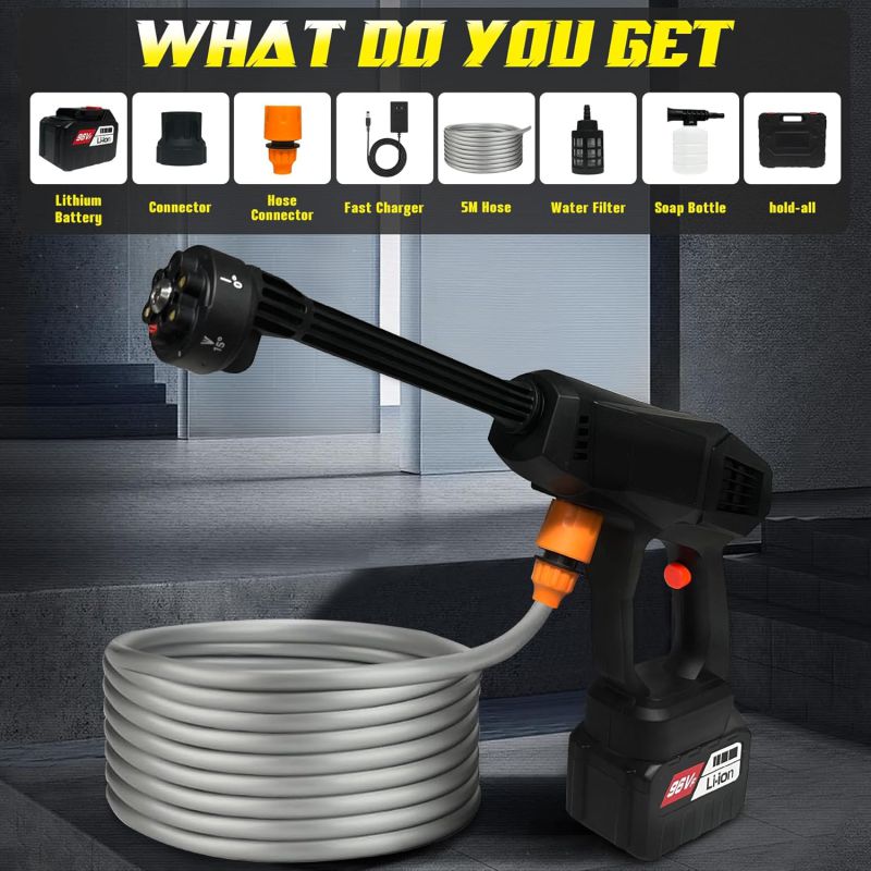 Nettoyeur a haute presion sans fil 2 BATTERIE 21V réel SFT