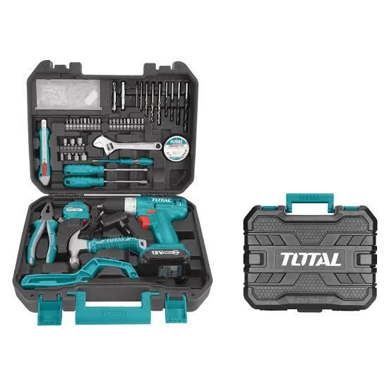 Caisse A Outils Avec Visseuse TOTAL