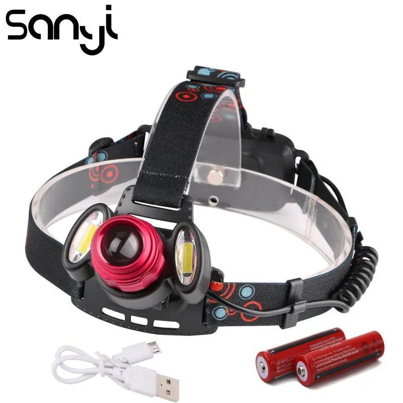 Lampe de tête Frontale Forte Et Lumineuse A 3 LED Professionnel SFT