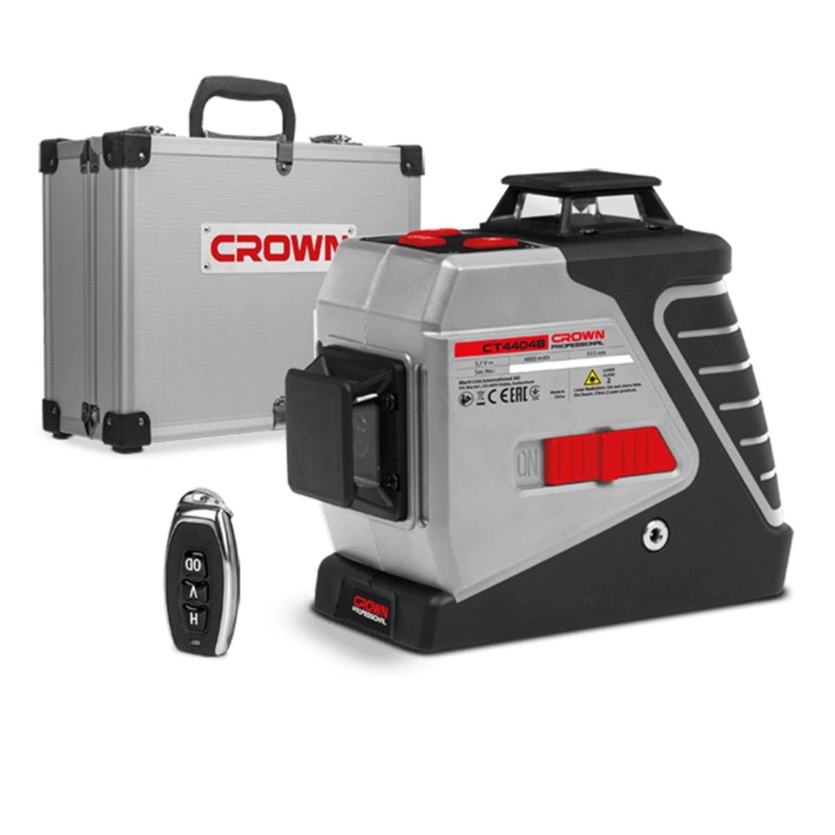 Niveau Laser 3×360° 3D Avec Télécommande, CT44048-R,CROWN