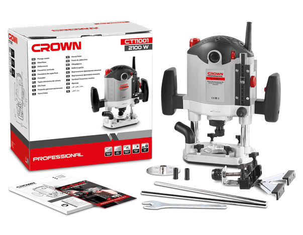 Défonceuse 2100w 12mm CT11001 - CROWN