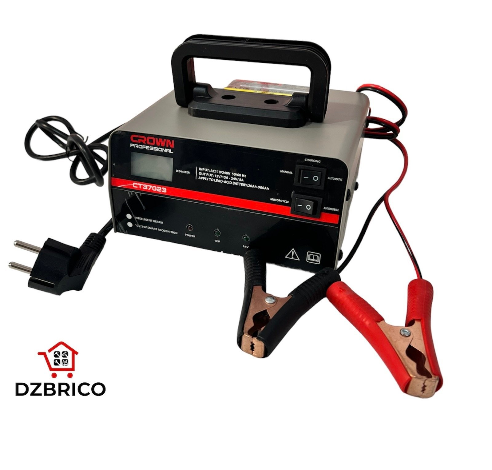 Chargeur batterie 12-24V CT37023 CROWN
