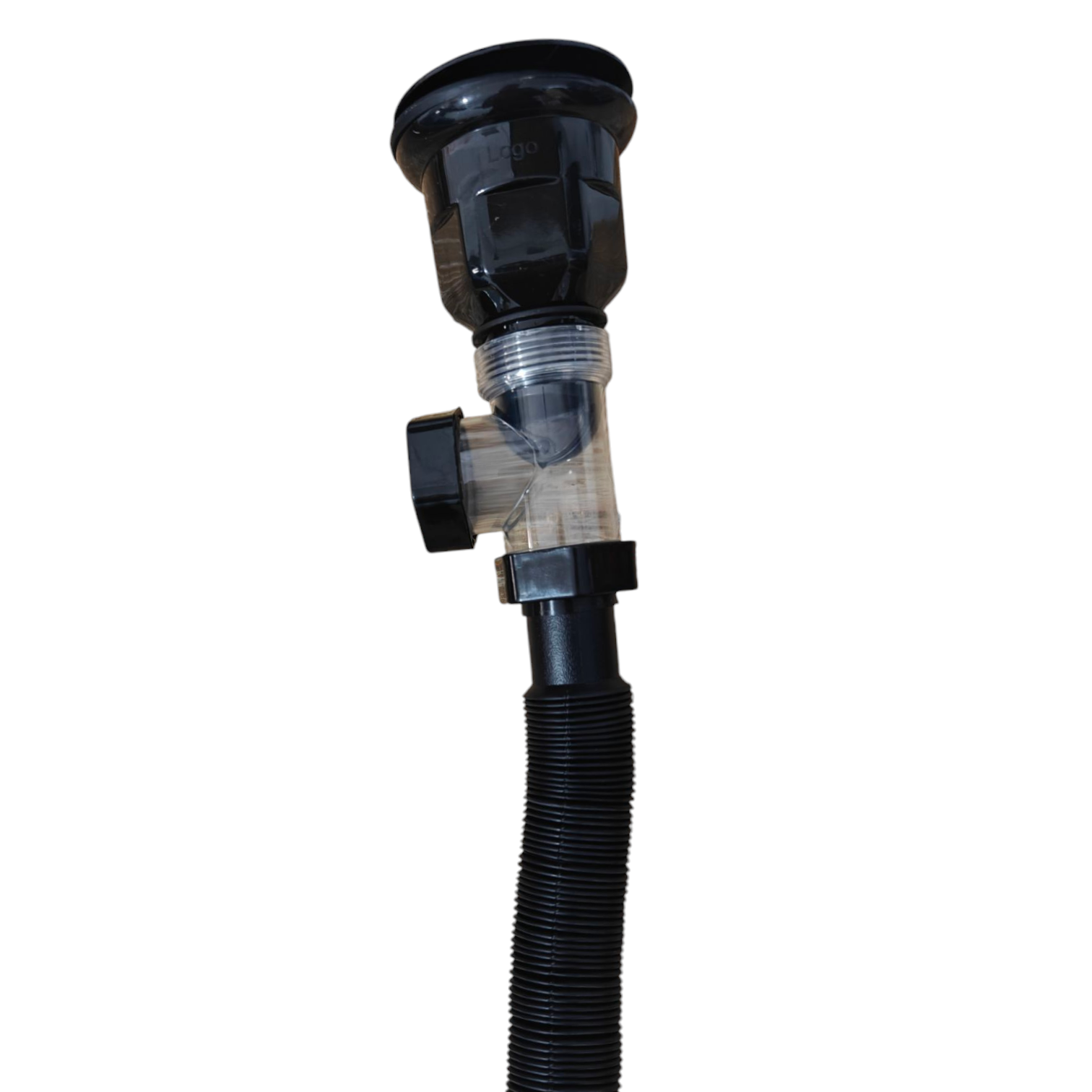 Siphon anti odeur et Retour Pour évier de cuisine (noir)