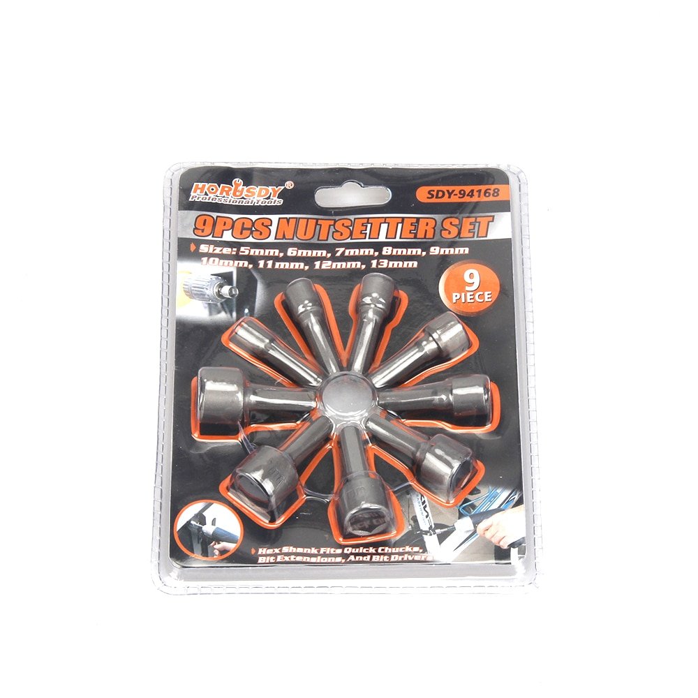 Jeux D'embouts Douilles 9Pcs HORSUDY
