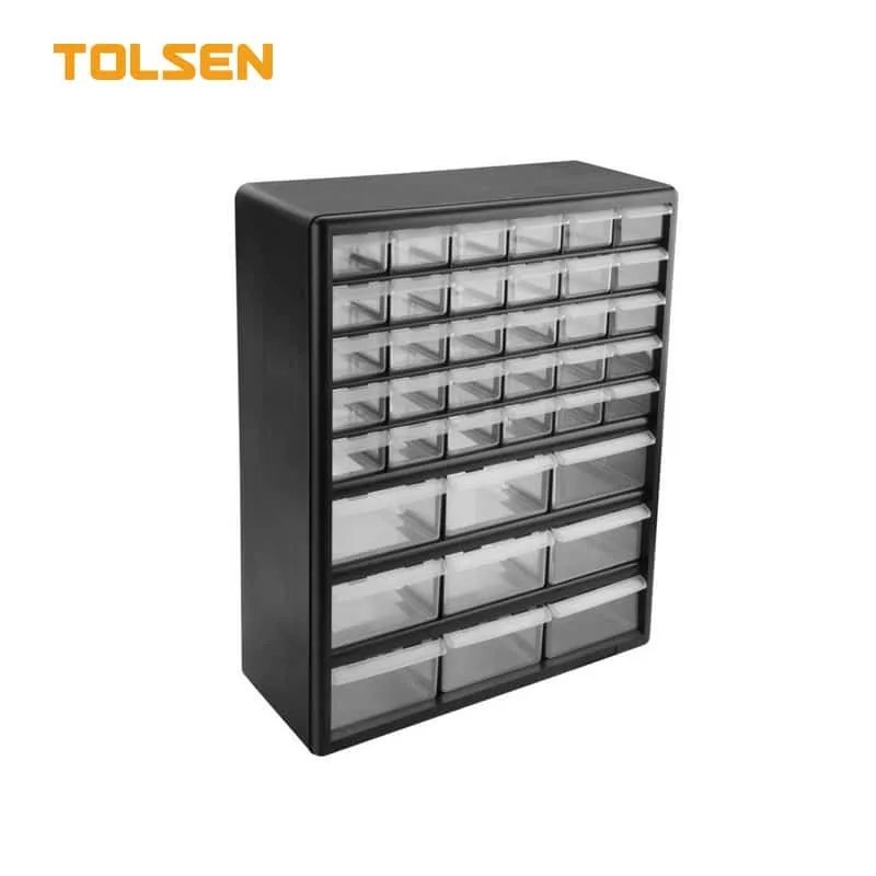 Boîte de rangement 39 bacs 375x160x470mm TOLSEN