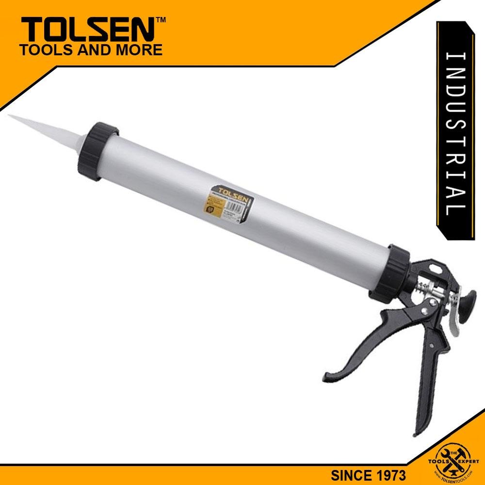 Pistolet silicole Long Profesionnel 375mm TOLSEN
