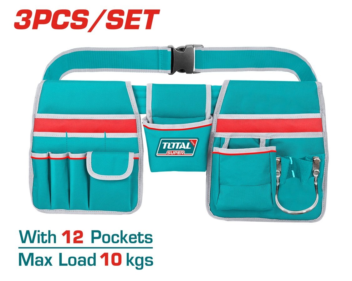Pochette ceinture a outils 12poches 10kg TOTAL