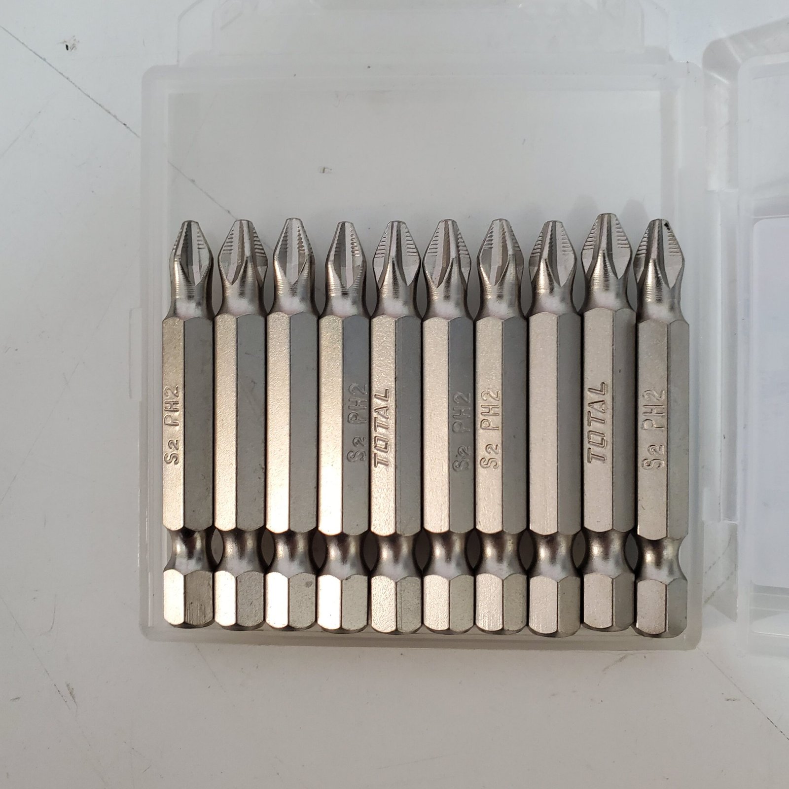 jeu de 10 embouts visseuse ph2 50mm  TOTAL