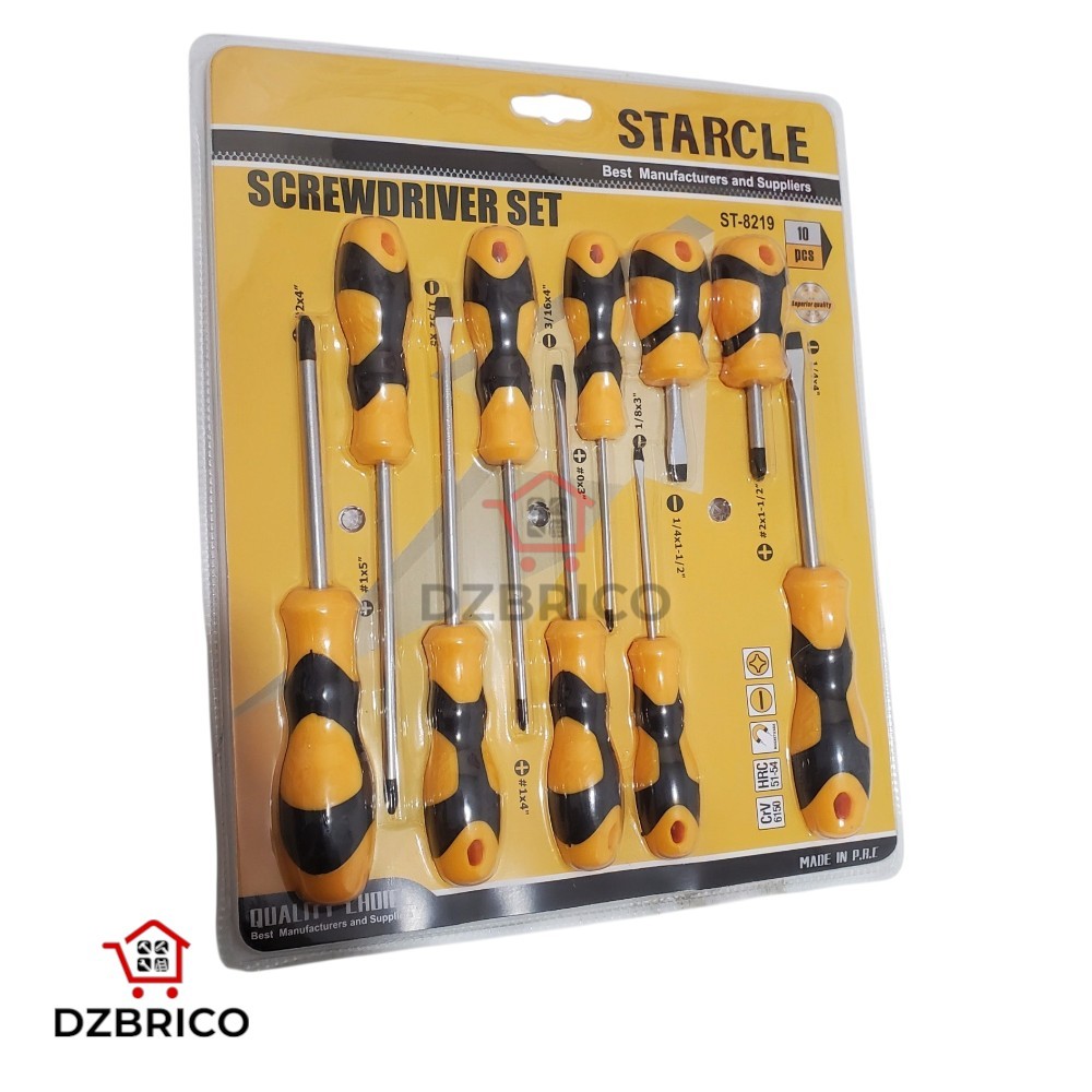 Kit tournevis 10pcs STARCLE