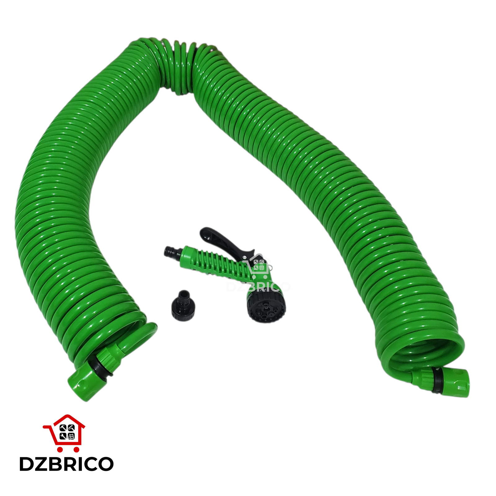 Tuyau rétractable avec buse de pulvérisation à 5 fonctions pour l'arrosage des plantes, le nettoyage des terrasses (30 m) BEETRO