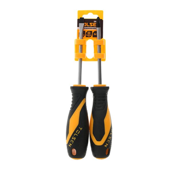 Kit Tournevis 2Pcs PH2x100mm 6.5x100mm TOLSEN