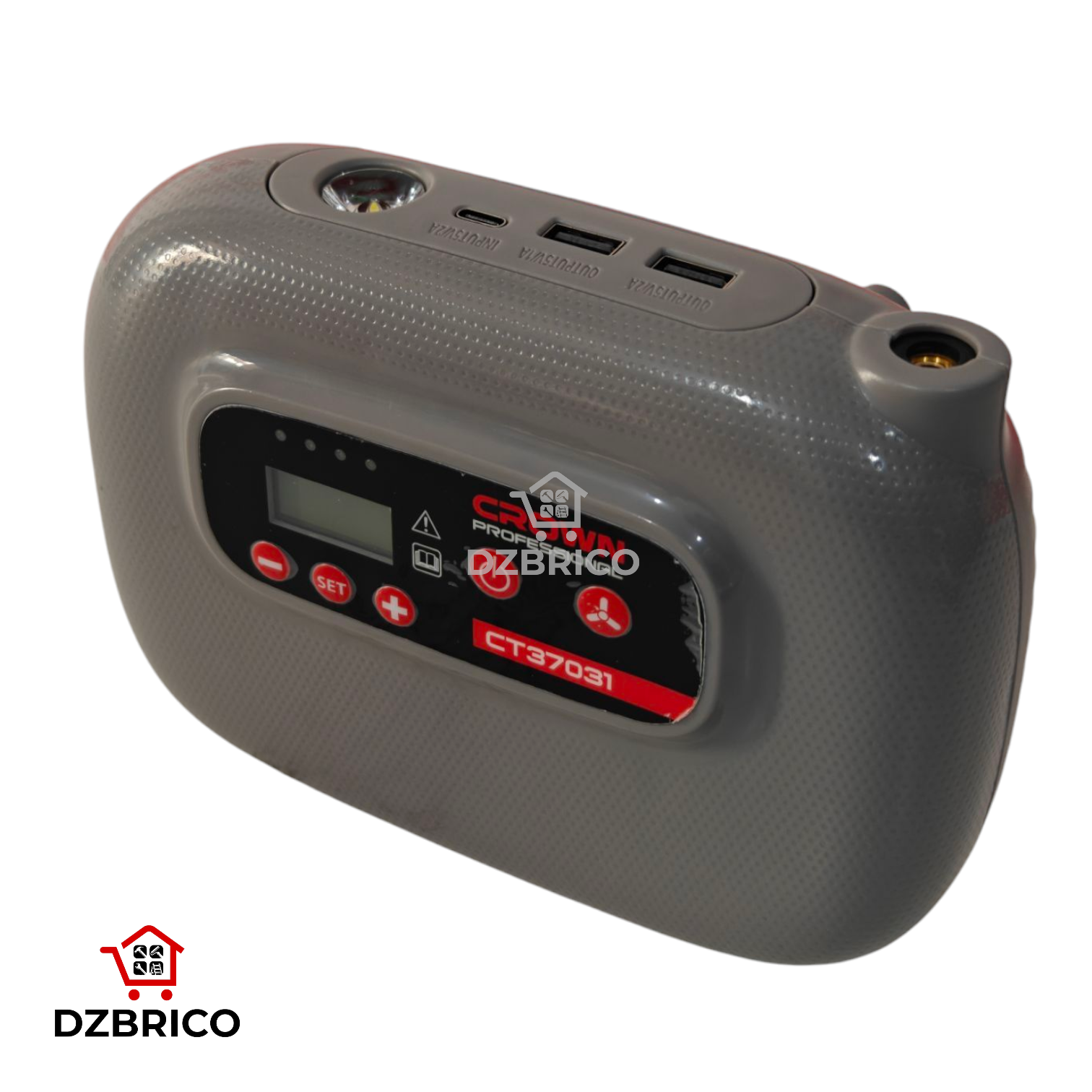 Booster batterie et gonfleur auto CROWN