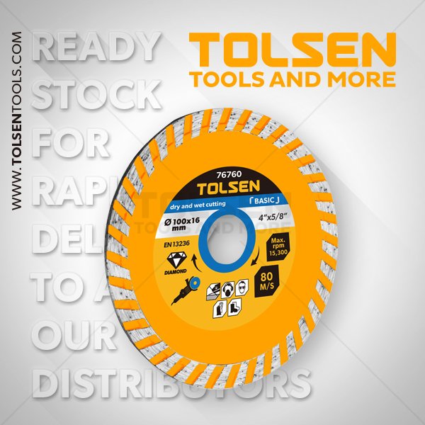 Disque Diamond TURBO 230MM TOLSEN