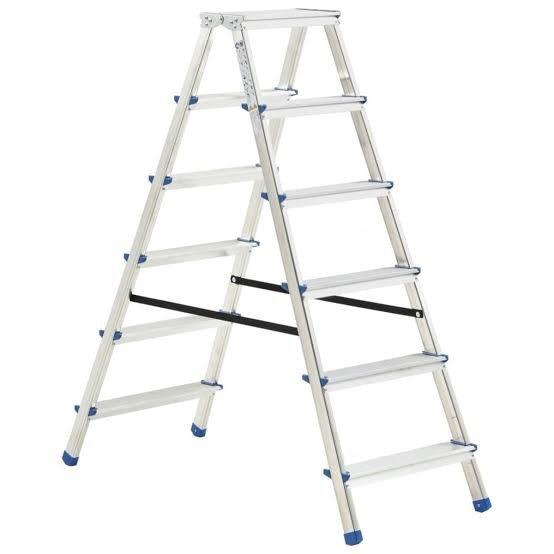 Escabeau aluminium double accès 6+6 132cm Scala valencia