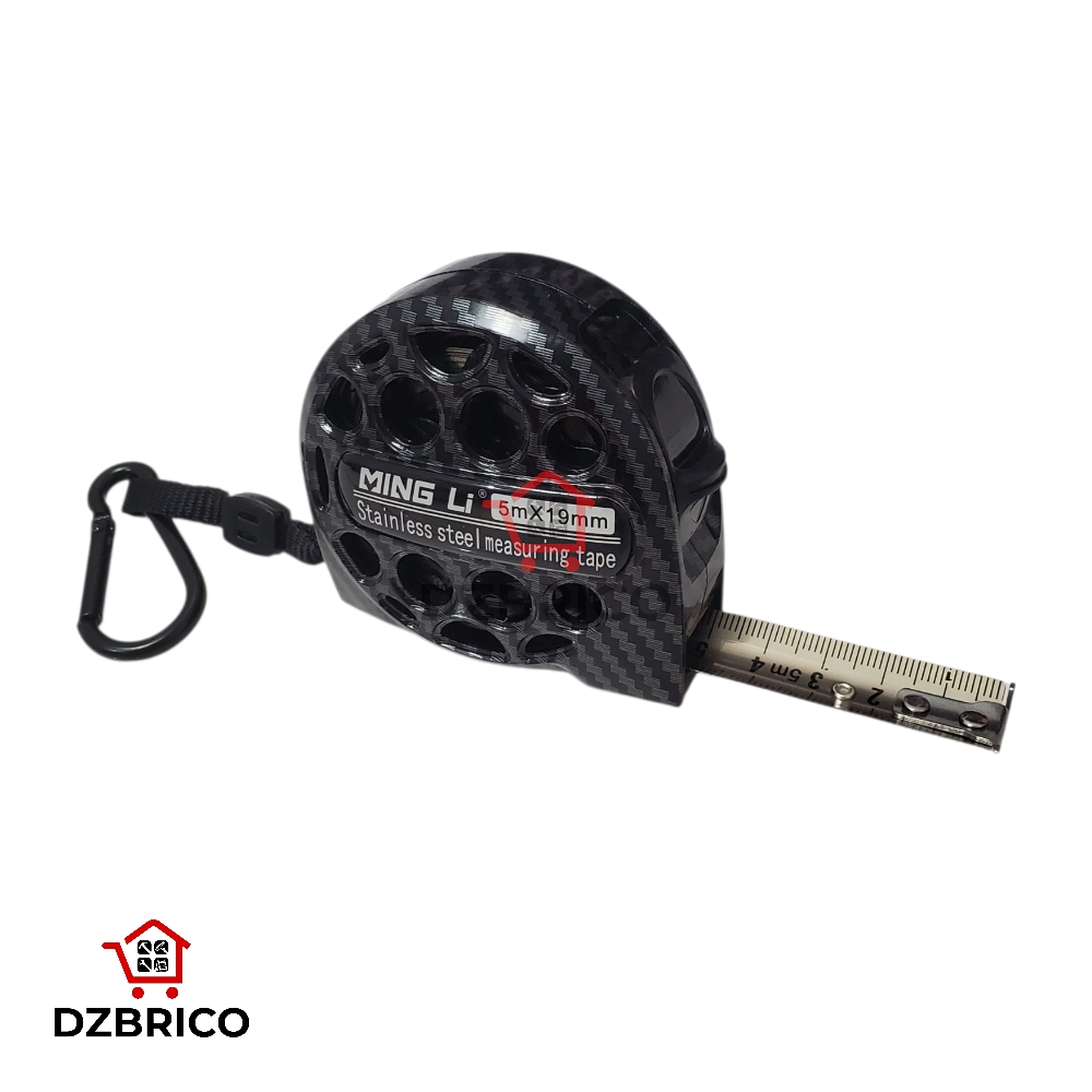 Mètre ruban à mesurer rétractable en acier inoxydable de 7,5 m×19mm