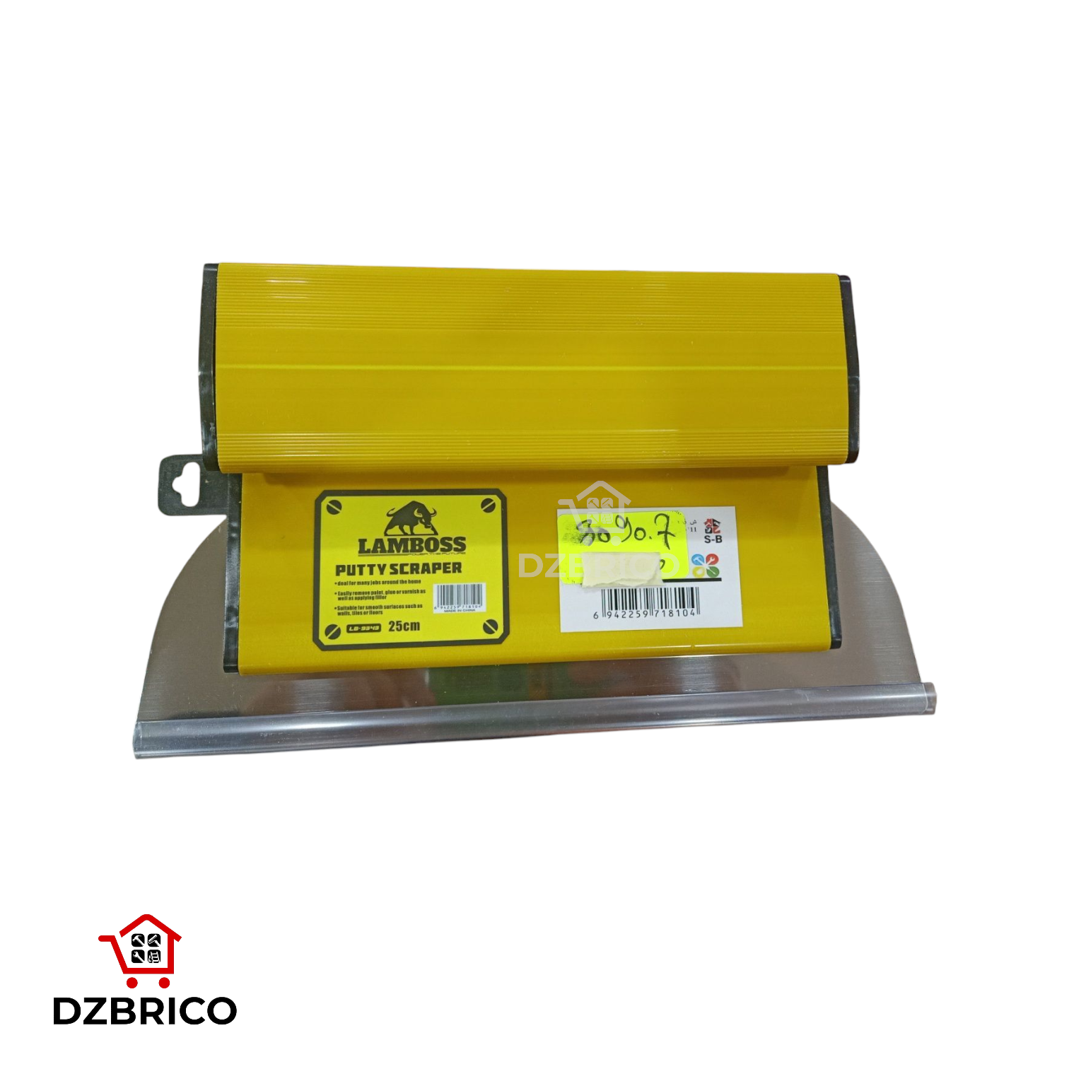 Grattoir lisseuse pour l'enduit 25cm LAMBOSS SFE