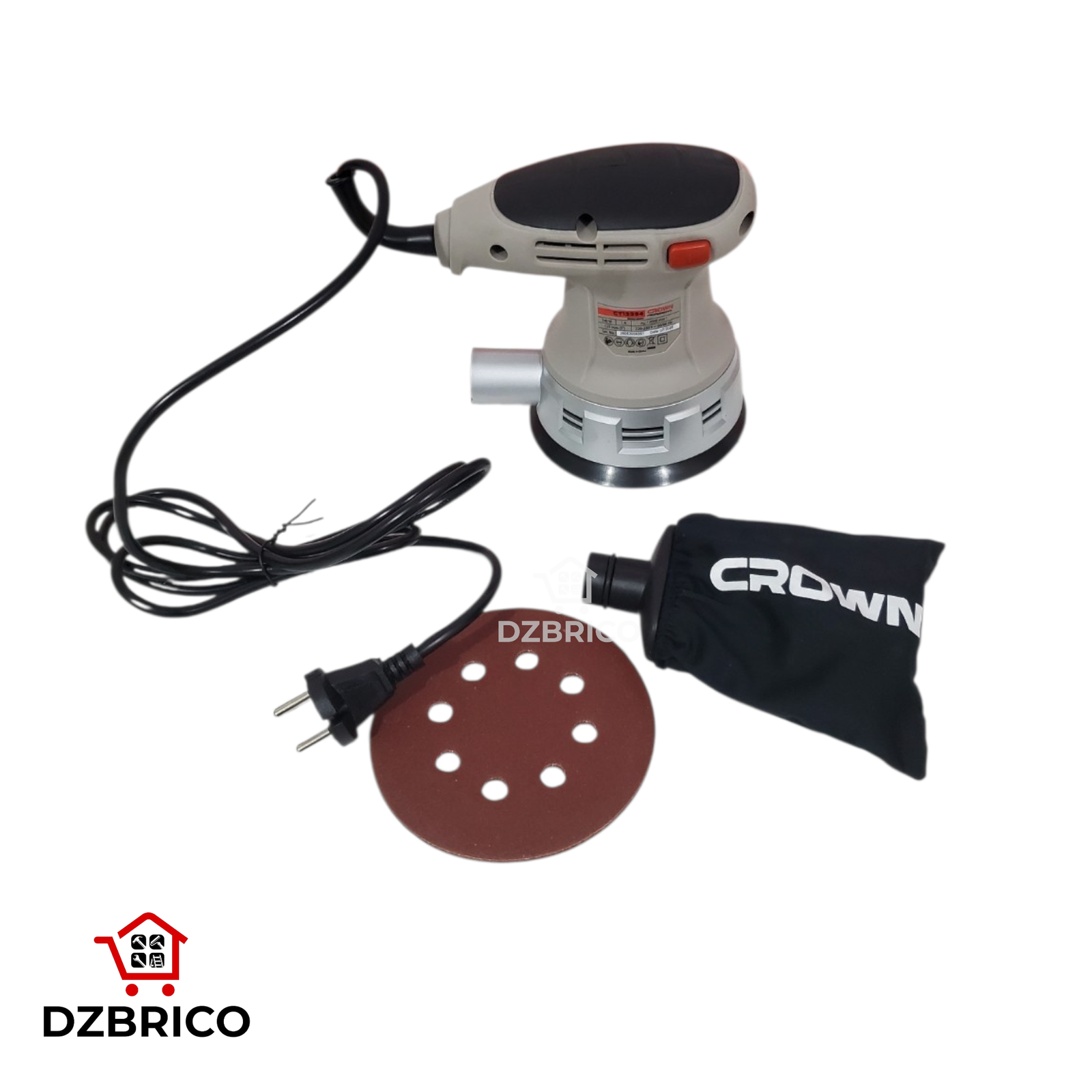 Ponceuse a excentrique 240 W, 125 mm / 5" CROWN