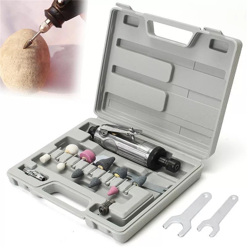 Kit outil Rotatif - mini meuleuse pneumatique 13Pcs