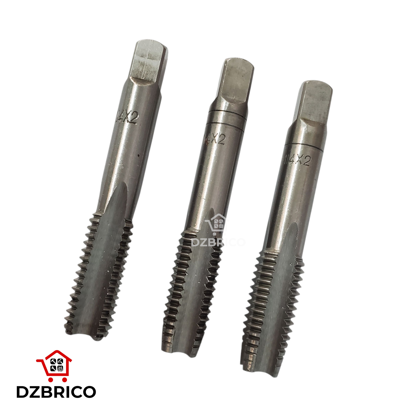Jeu de 3 tarauds à main M14