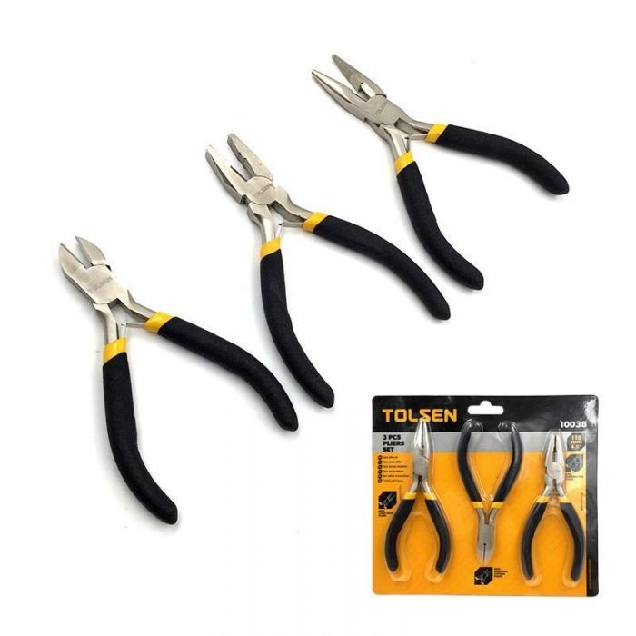Jeux De 3 Mini Pinces TOLSEN