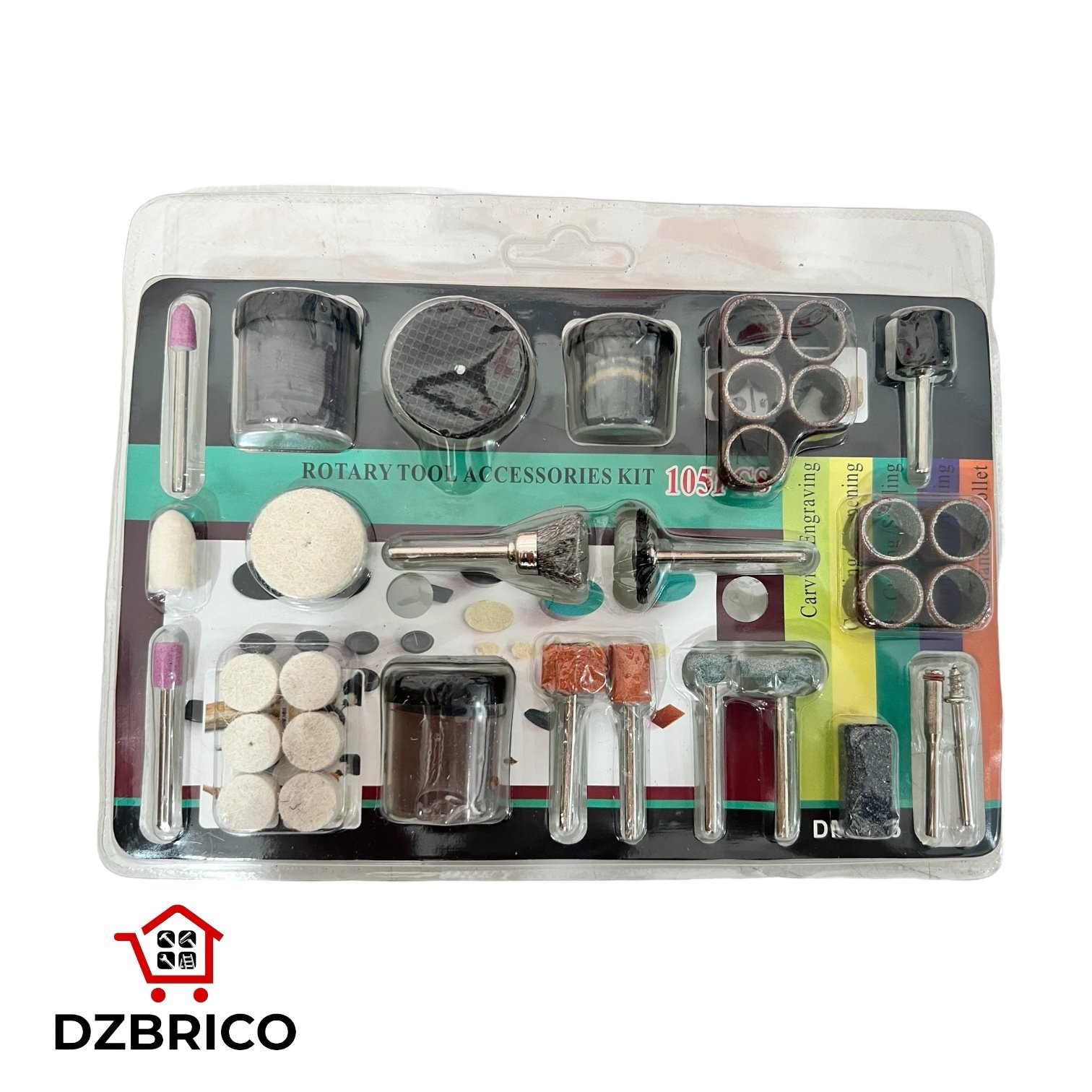 Kit Accessoires outil Rotatif 105Pcs