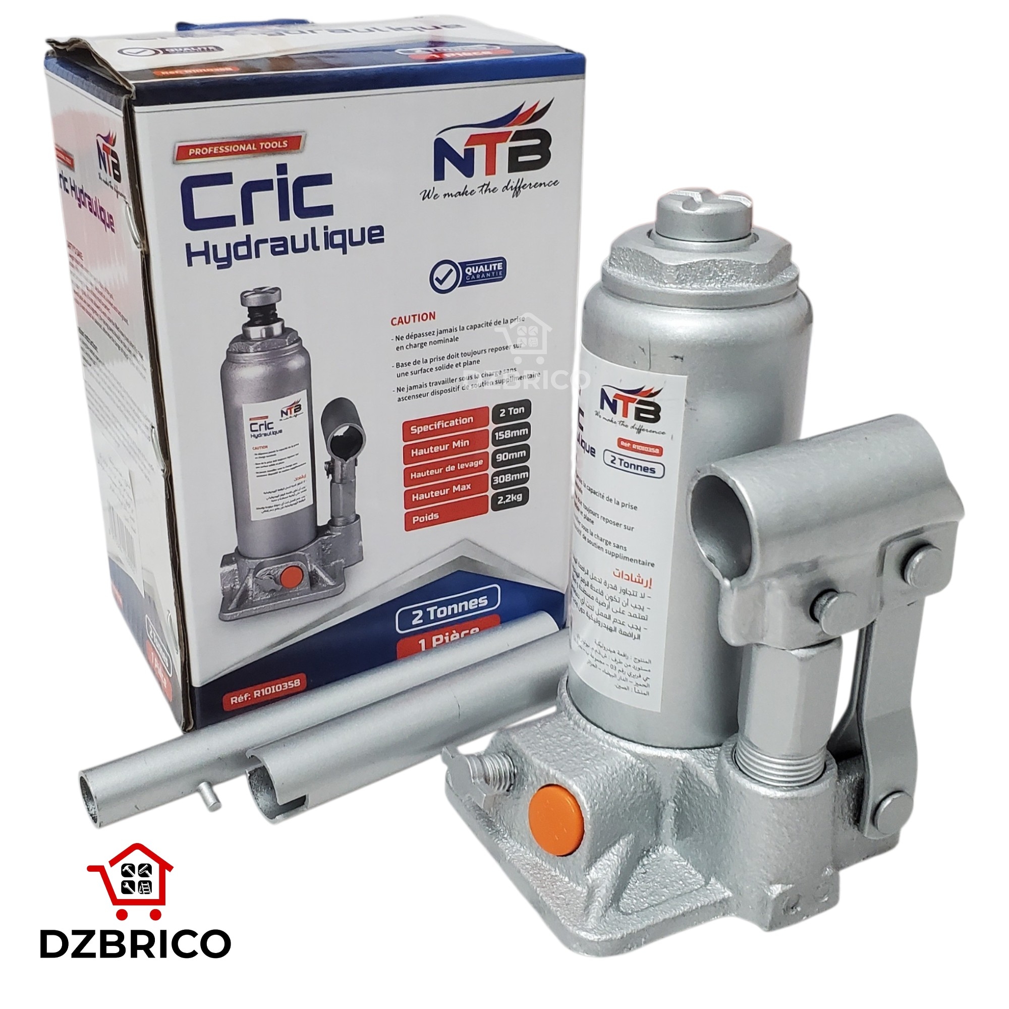 cric hydraulique 2t NTB