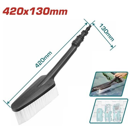 Brosse pour nettoyeur haute pression 429x130mm TOTAL