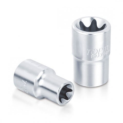 Douille etoile court BL 1/2 - BAED - TOPTUL - 11mm