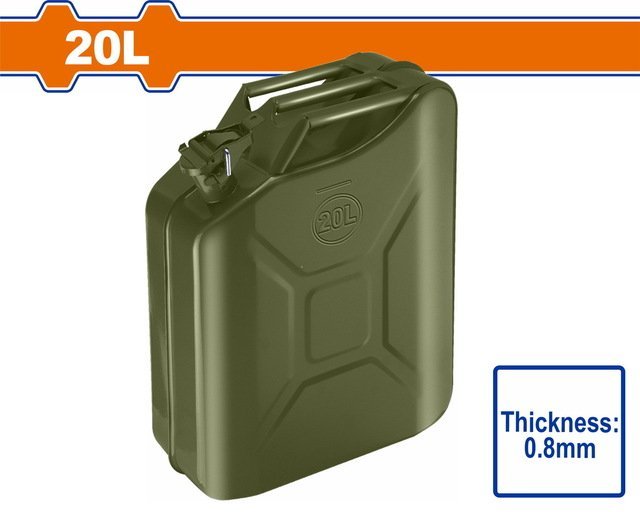 Jerrican essence en métal 20 litres WADFOW