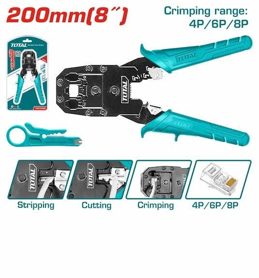 Pince a sertir modulaire 200MM TOTAL