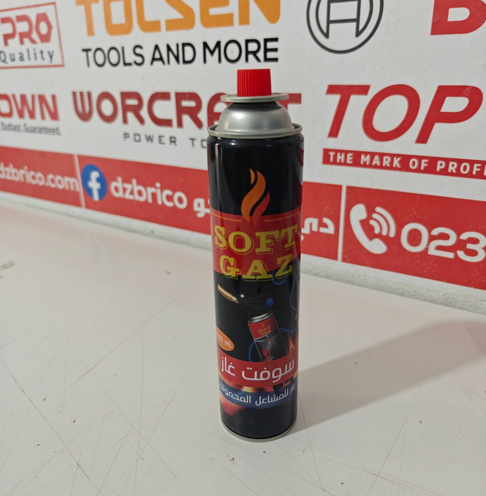 Rechange De gaz pour réchaud Camping 600ml SOFTGAZ