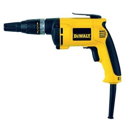 Visseuse pour plaques de plâtre débrayage silencieux 540 W en valise DEWALT
