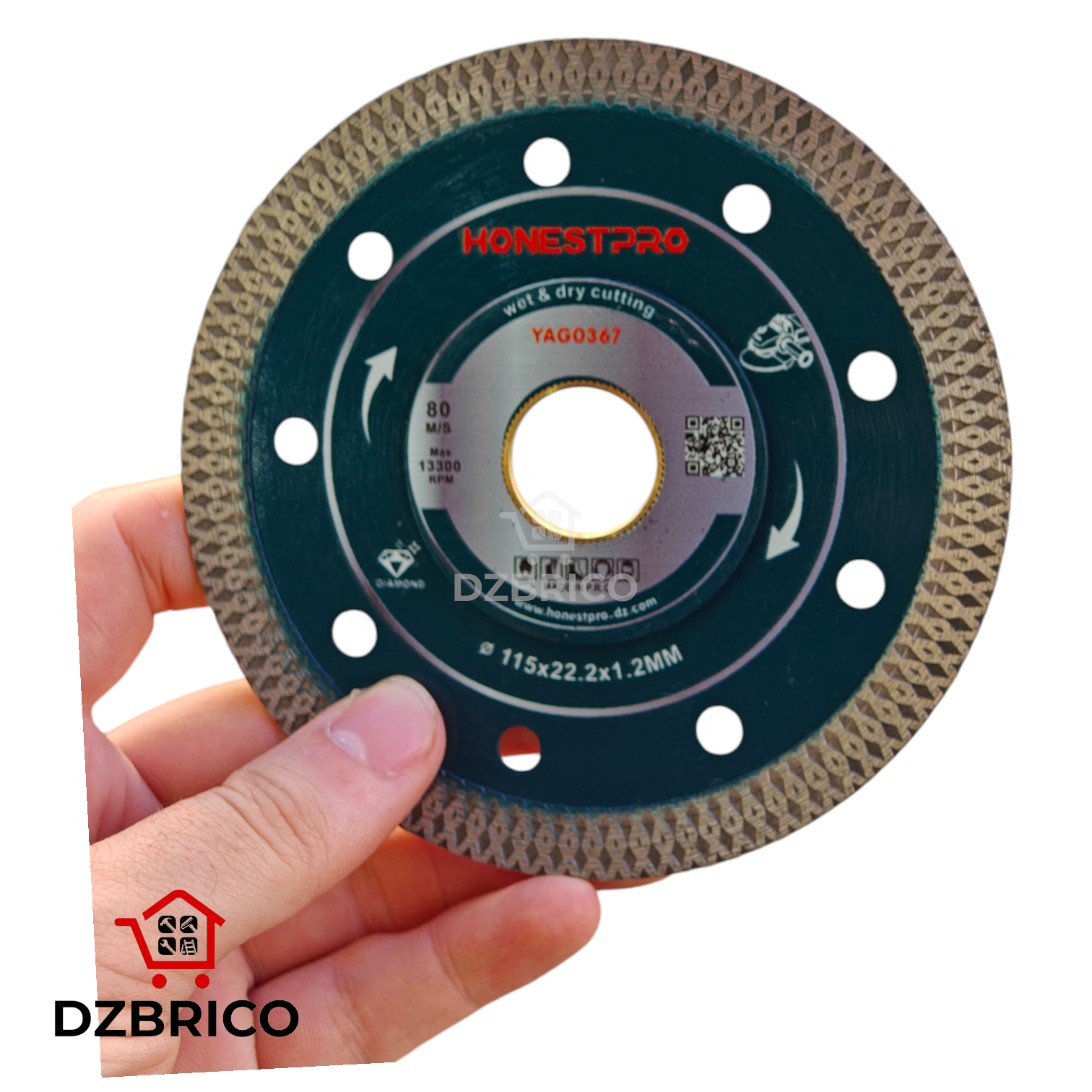 Disque Diamant Ultra-fin 115mm HONESTPRO