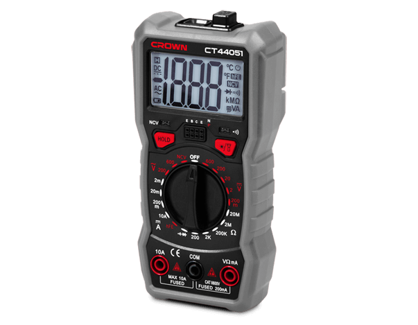 Multimètre Digital 600v CT44051 - CROWN