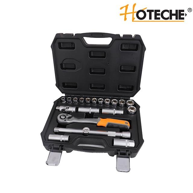 Caisse De Douille Cliquet 1/2" 10-24MM 20Pcs HOTECHE
