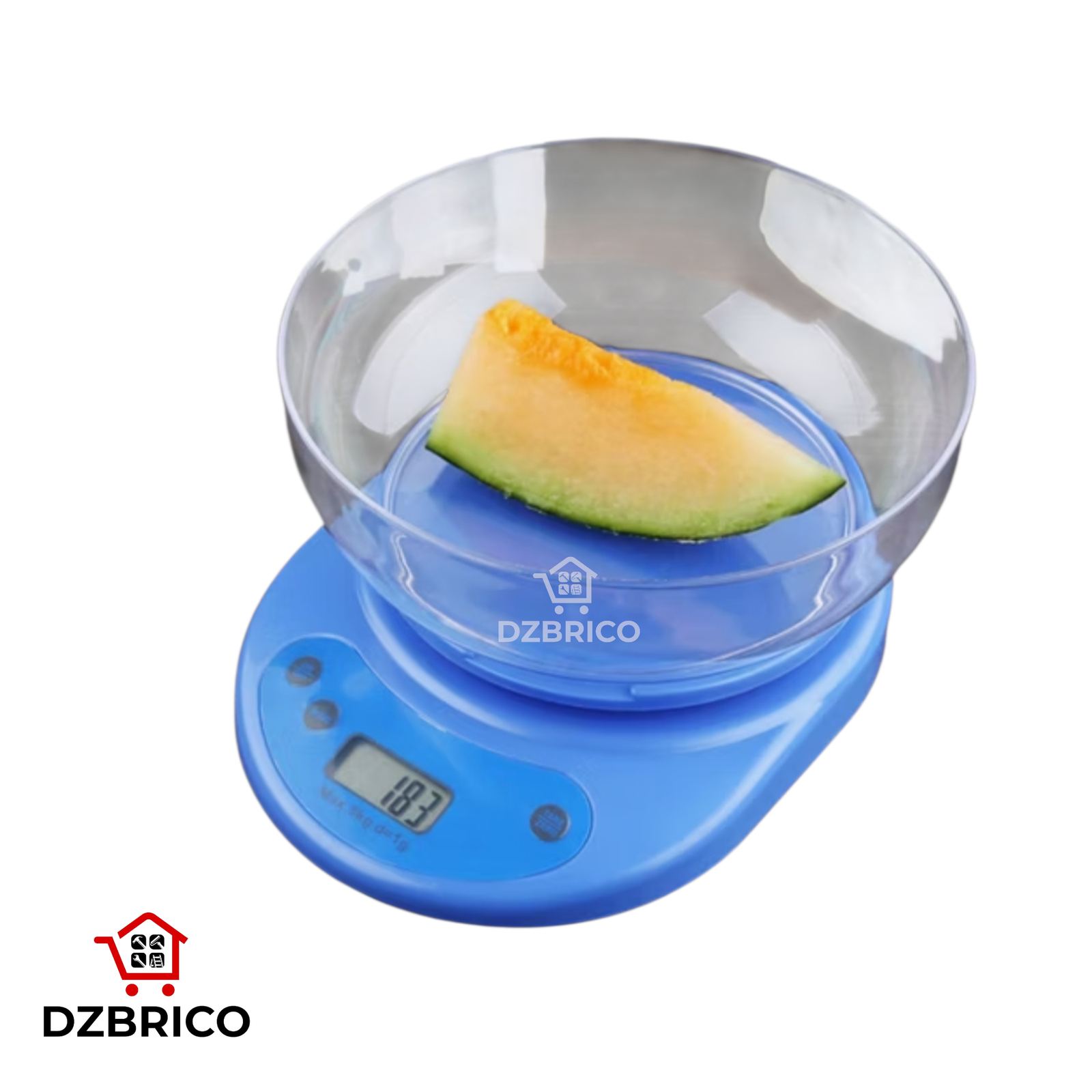 Balance de cuisine numérique avec un bold en plastique max 5kg d=1