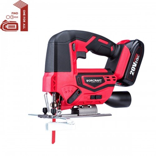 Scie Sauteuse Sans Fil 20V - CJS-S20Li - WORCRAFT (Sans batterie ni chargeur)