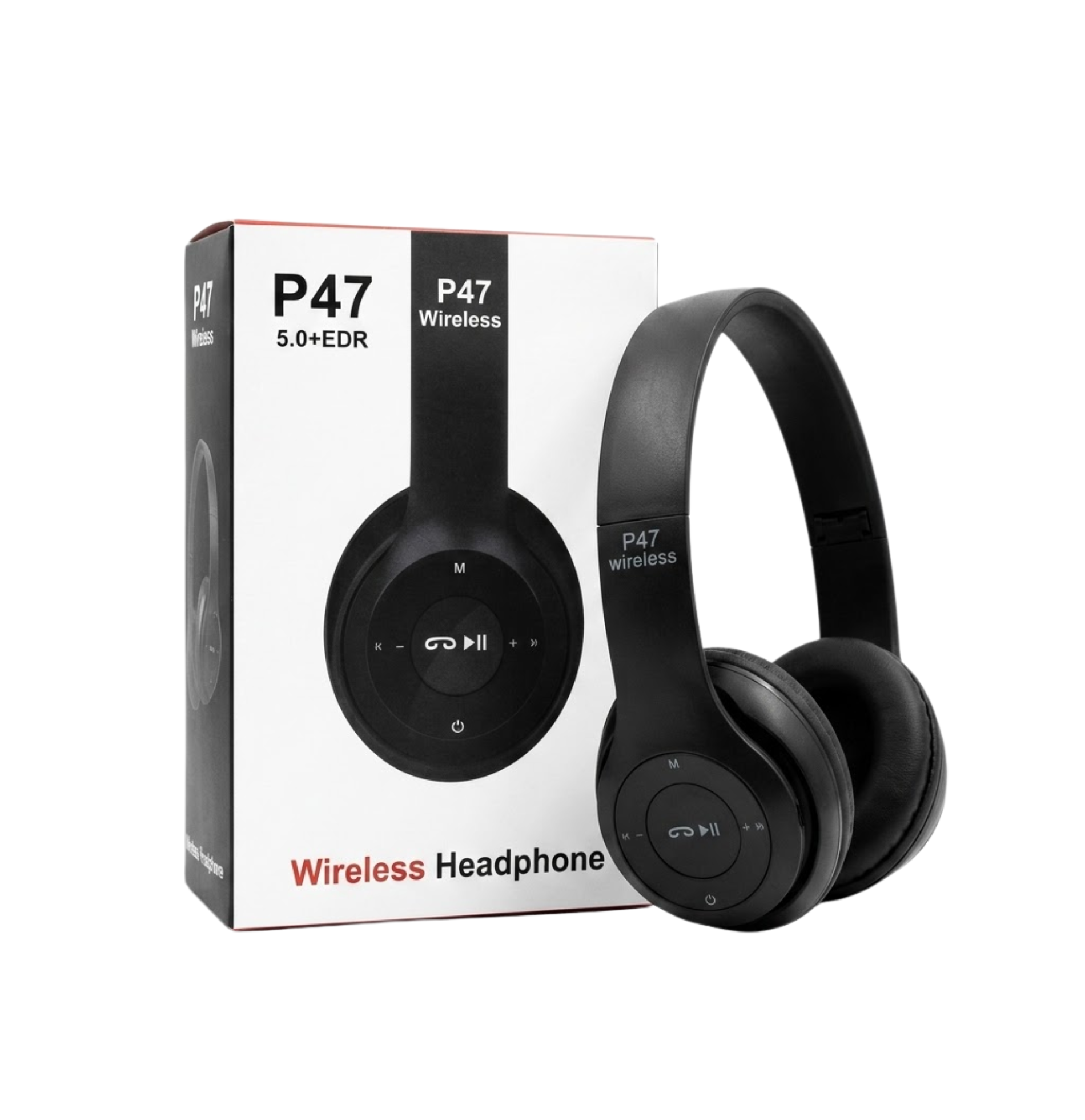 Casque audio sans fil bluethoot NOIR P47
