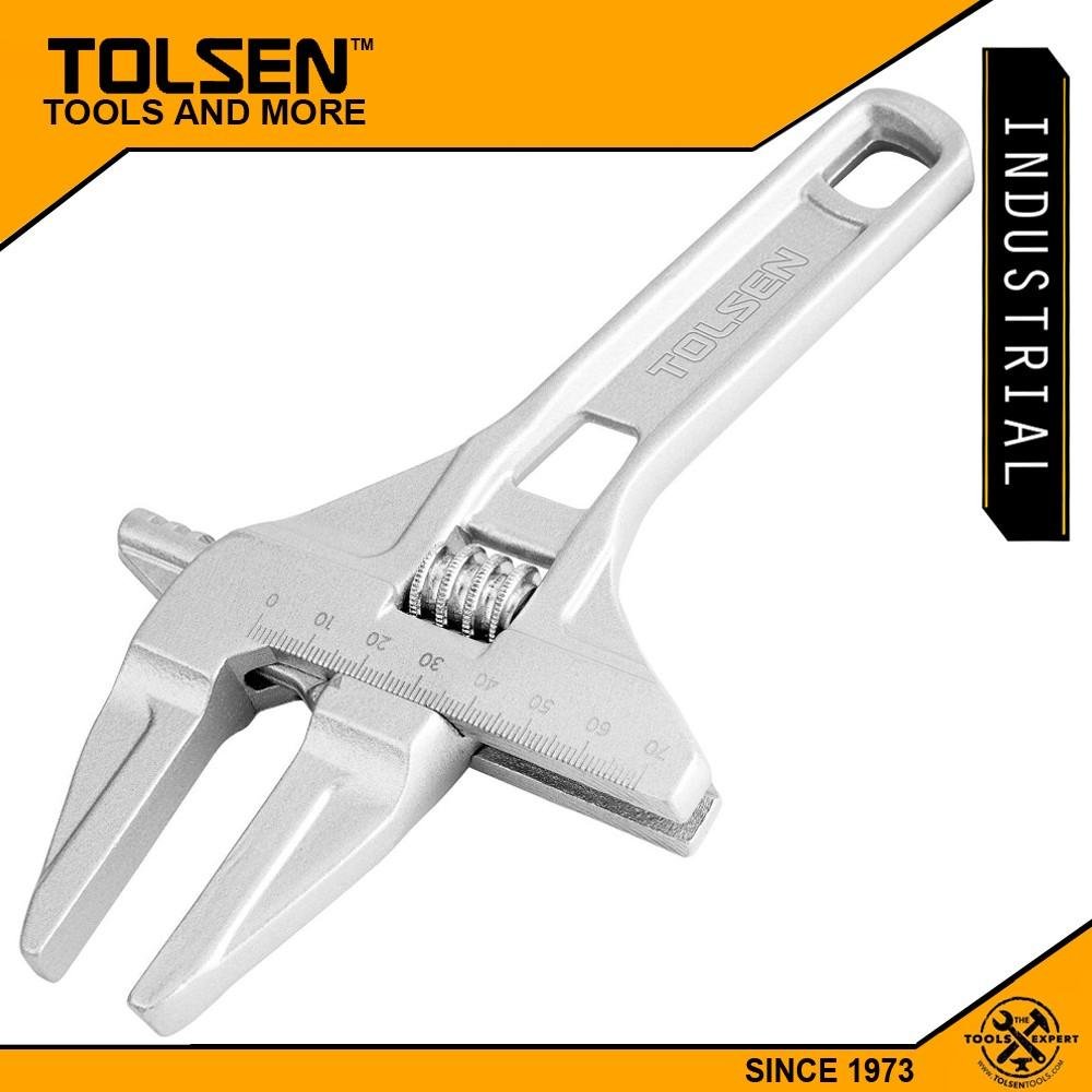 Cle A Molette 10-68mm Aluminium TOLSEN