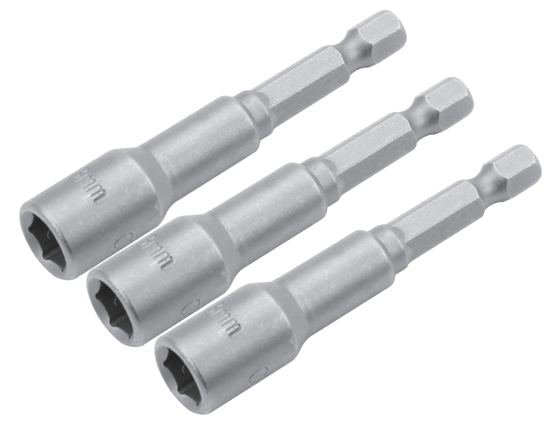 3Pcs Embout Douille 10mm TOLSEN