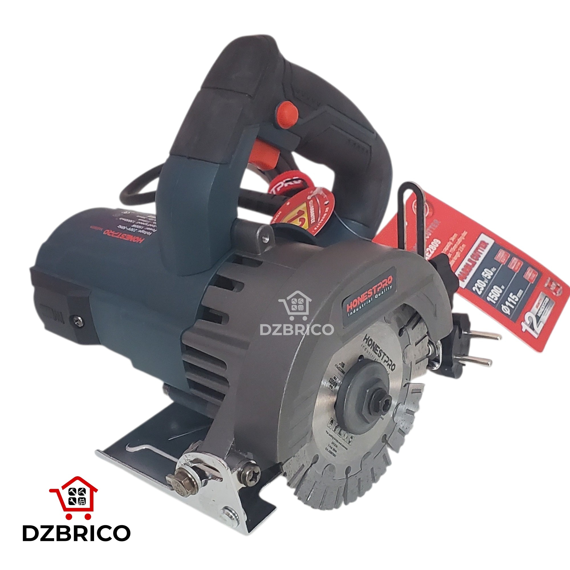 Scie circulaire à marbre HONESTPRO 115mm 45° 1500W YAE2809