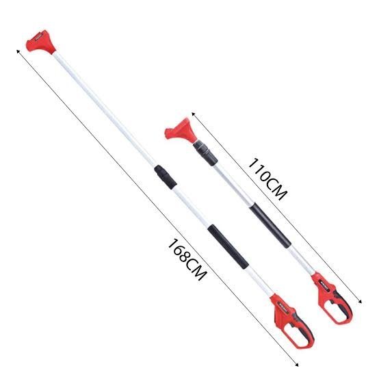 Perche Télescopique de jardinage Pour sécateur et scie a bois sans Fil 110-168mm WORCRAFT